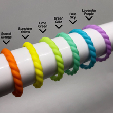 Load image into Gallery viewer, Twisted Stackable Silicone Ring-Libiti Rings