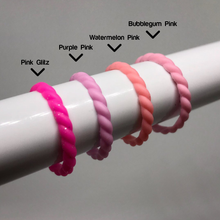 Load image into Gallery viewer, Twisted Stackable Silicone Ring-Libiti Rings