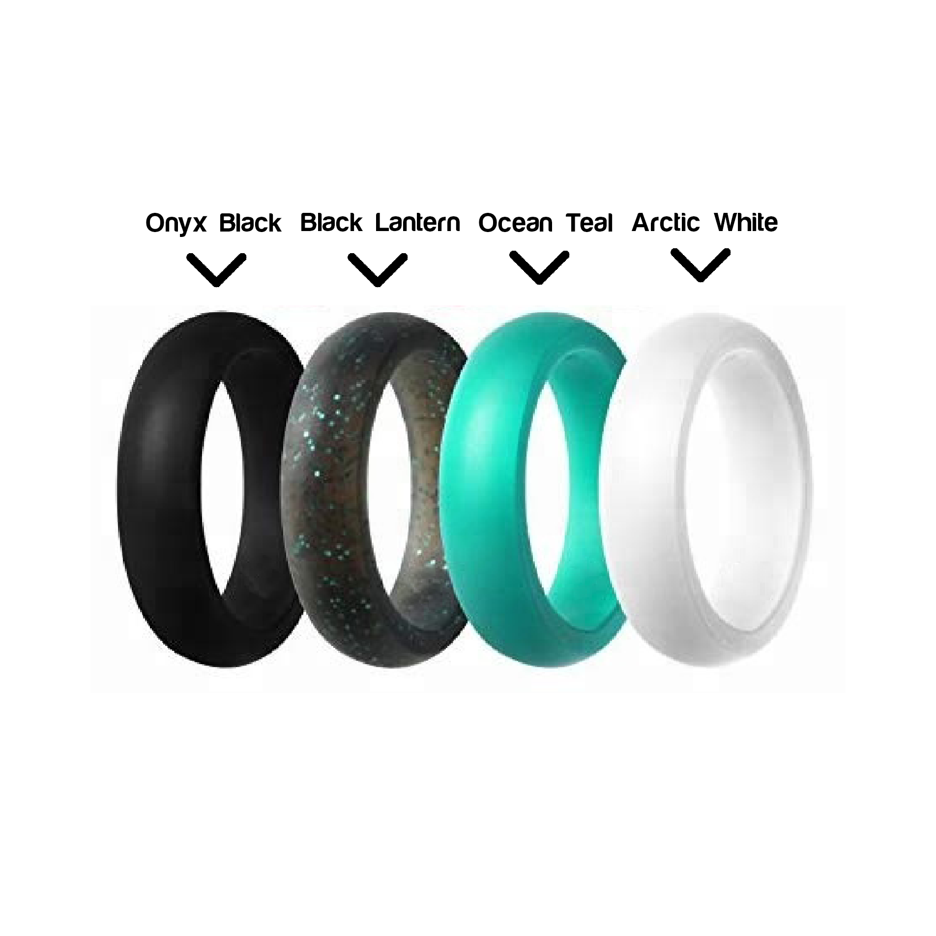 Teal 2025 silicone ring