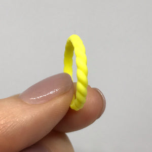Twisted Stackable Silicone Ring-Libiti Rings